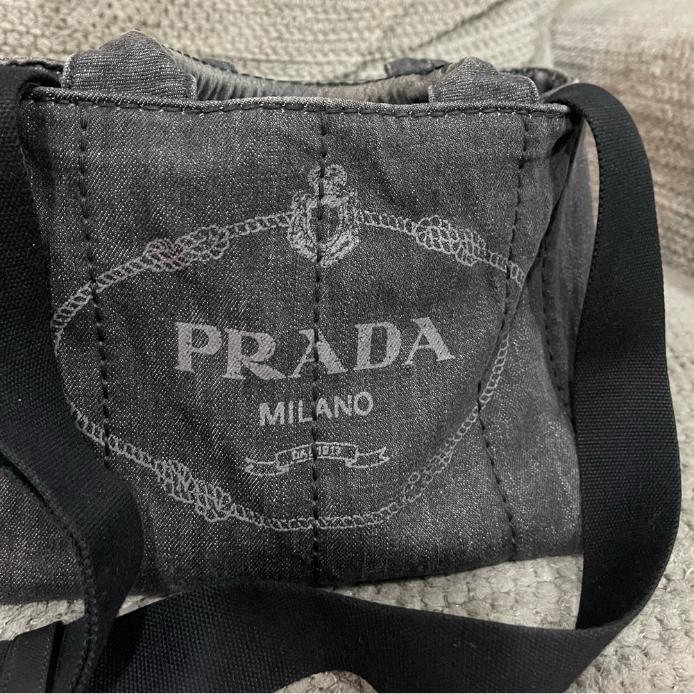 Prada canapa tote mini